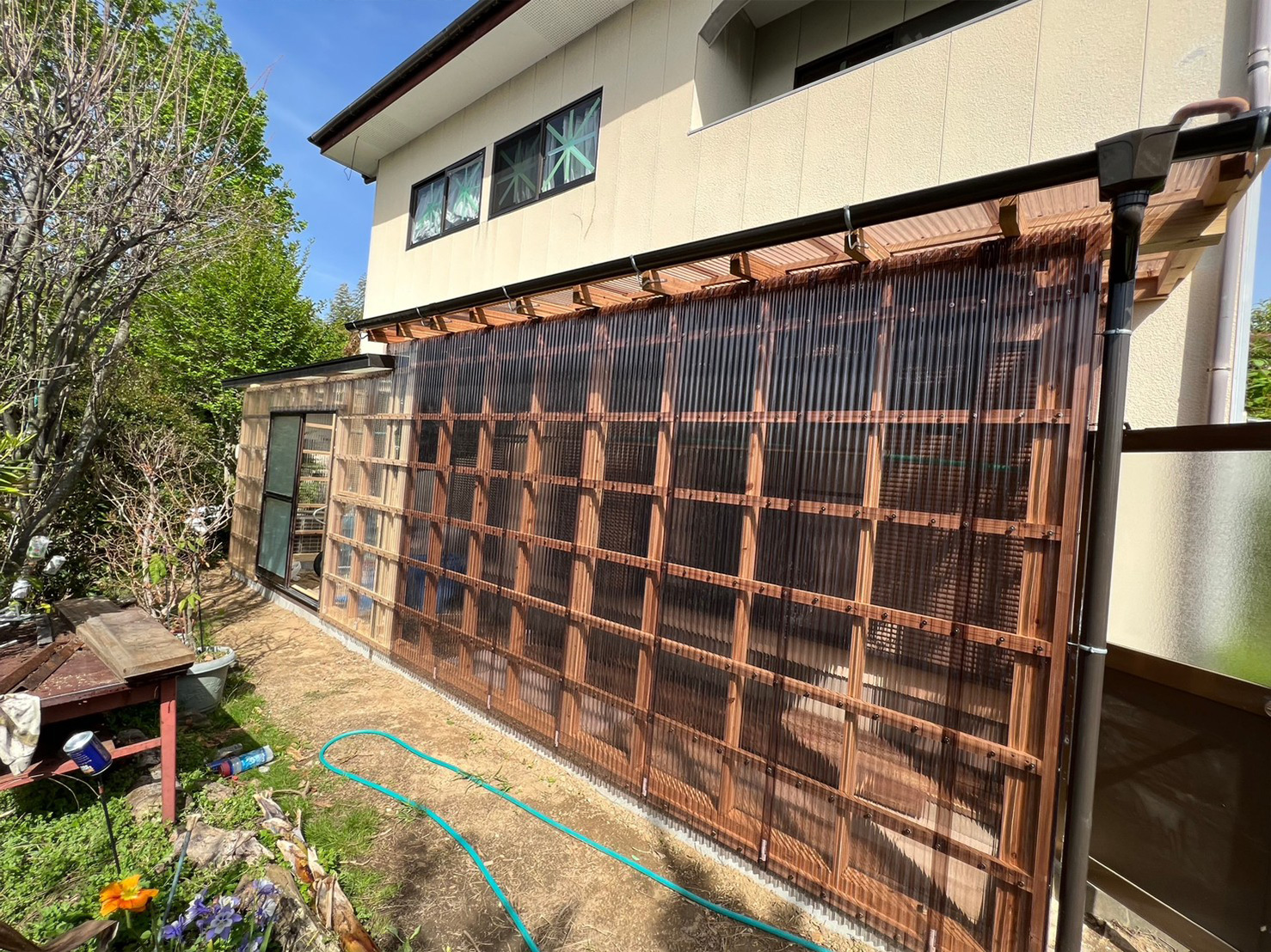 テラス造作（大工仕事）施工後