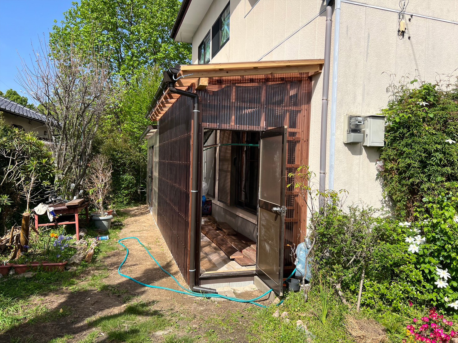 テラス造作（大工仕事）施工後