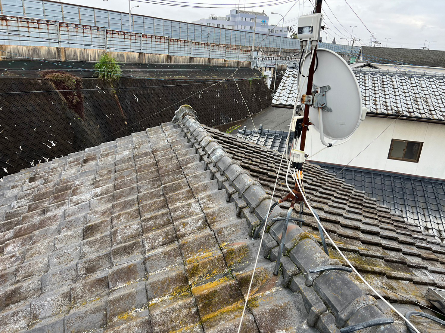 屋根葺替え工事 施工前