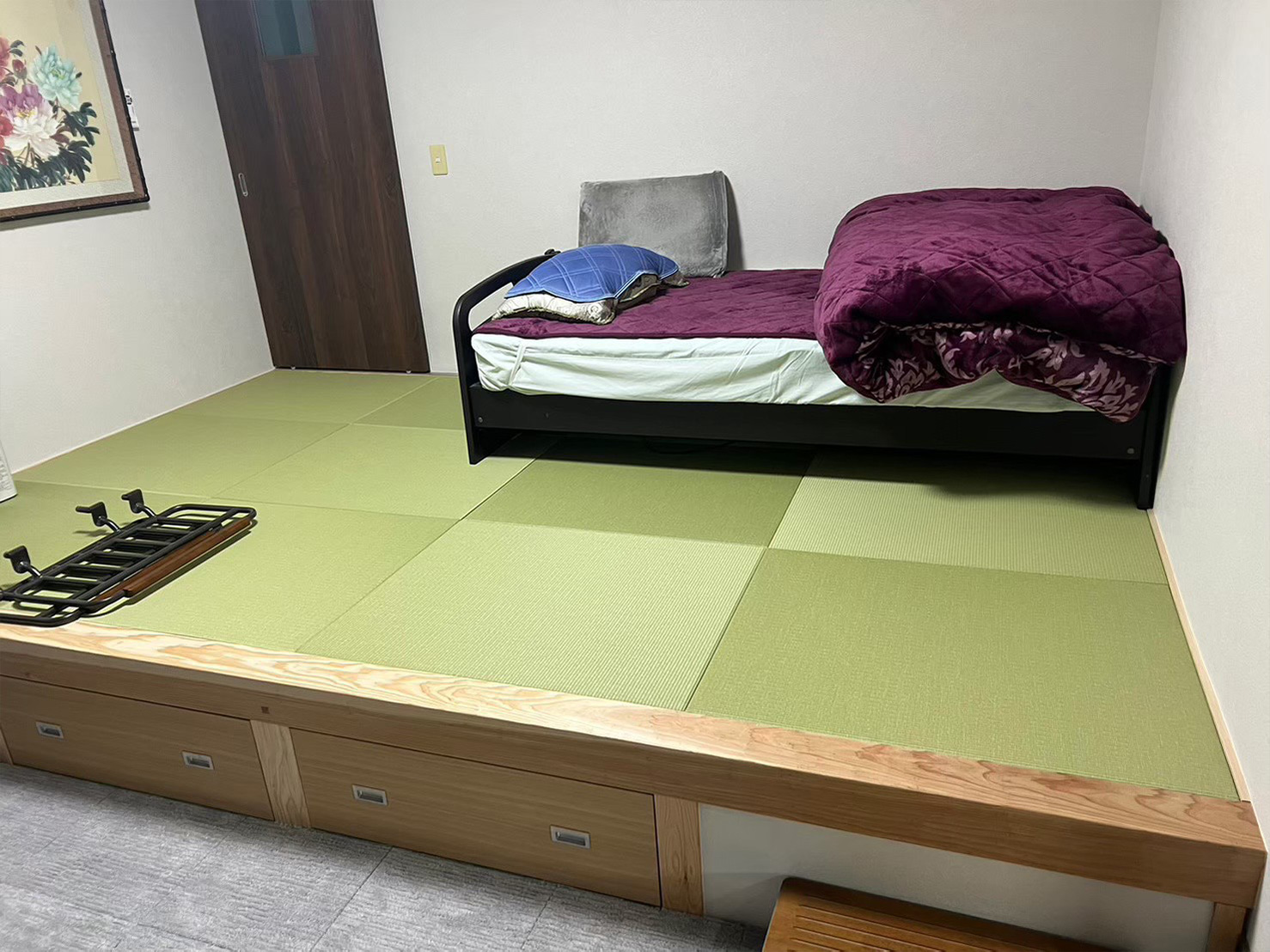 小上がり和室作り・引き出し作り 施工後