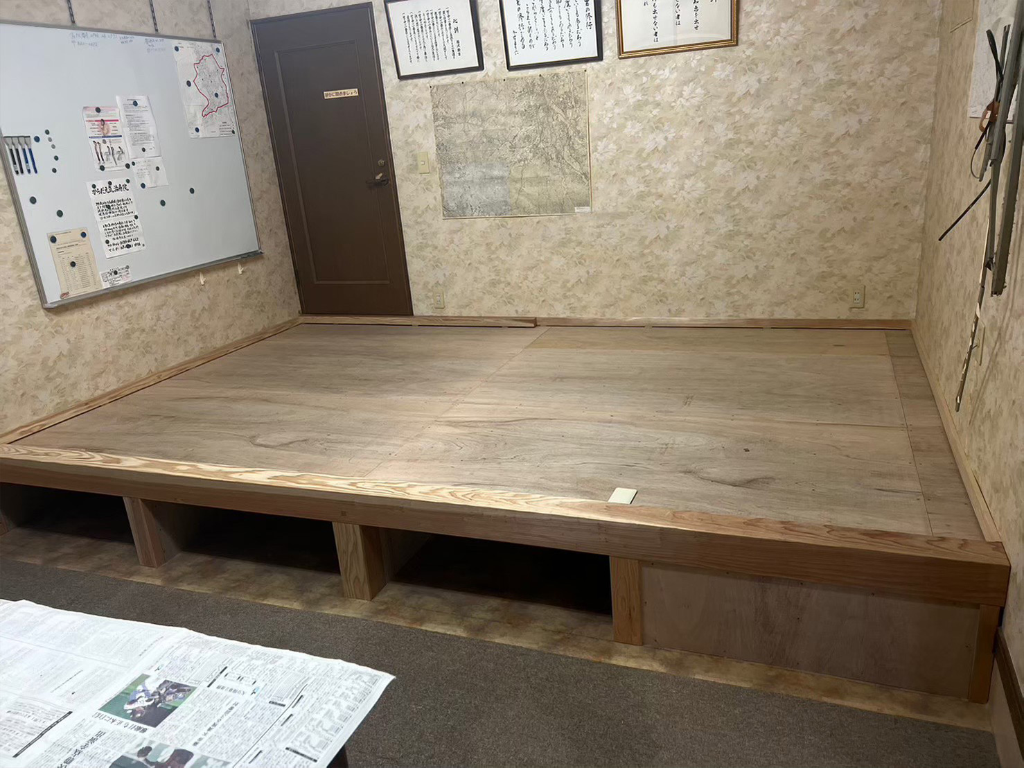 小上がり和室作り・引き出し作り