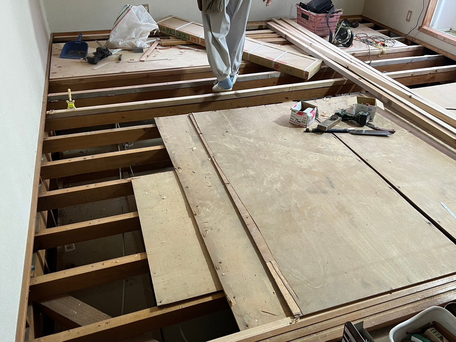 和室→洋室 施工前